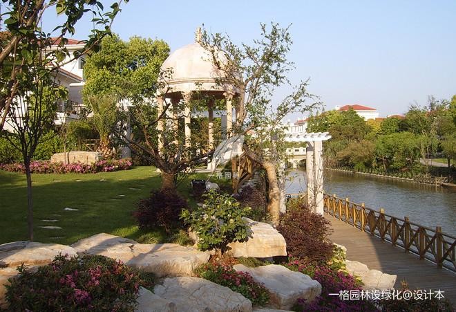 一格园林设计,别墅花园绿化施工单位:上海一格园林绿化设计